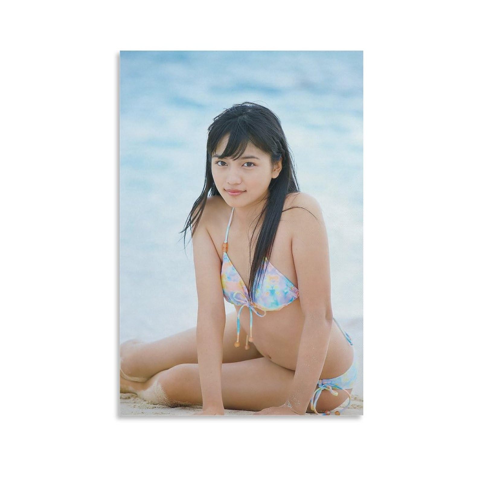 Amazon.co.jp: 川口春奈8ポスタービキニかわいい水着写真アート